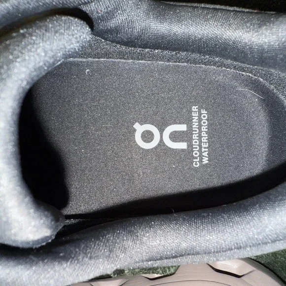 On Cloud Women’s Waterproof Sneakers - Olive and Black - Picture 3 of 5